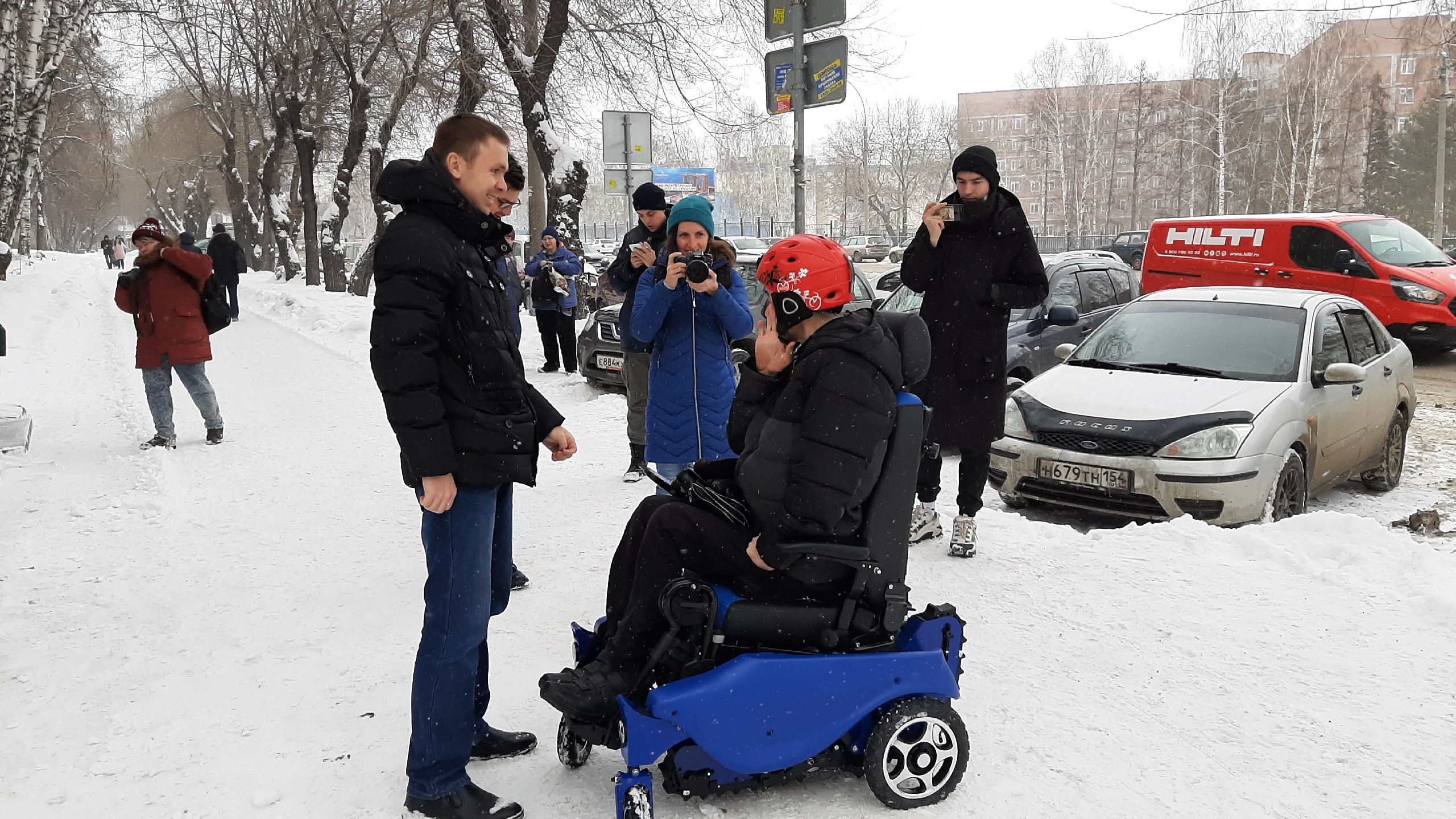 в Новосибирске испытали пандус аптеки