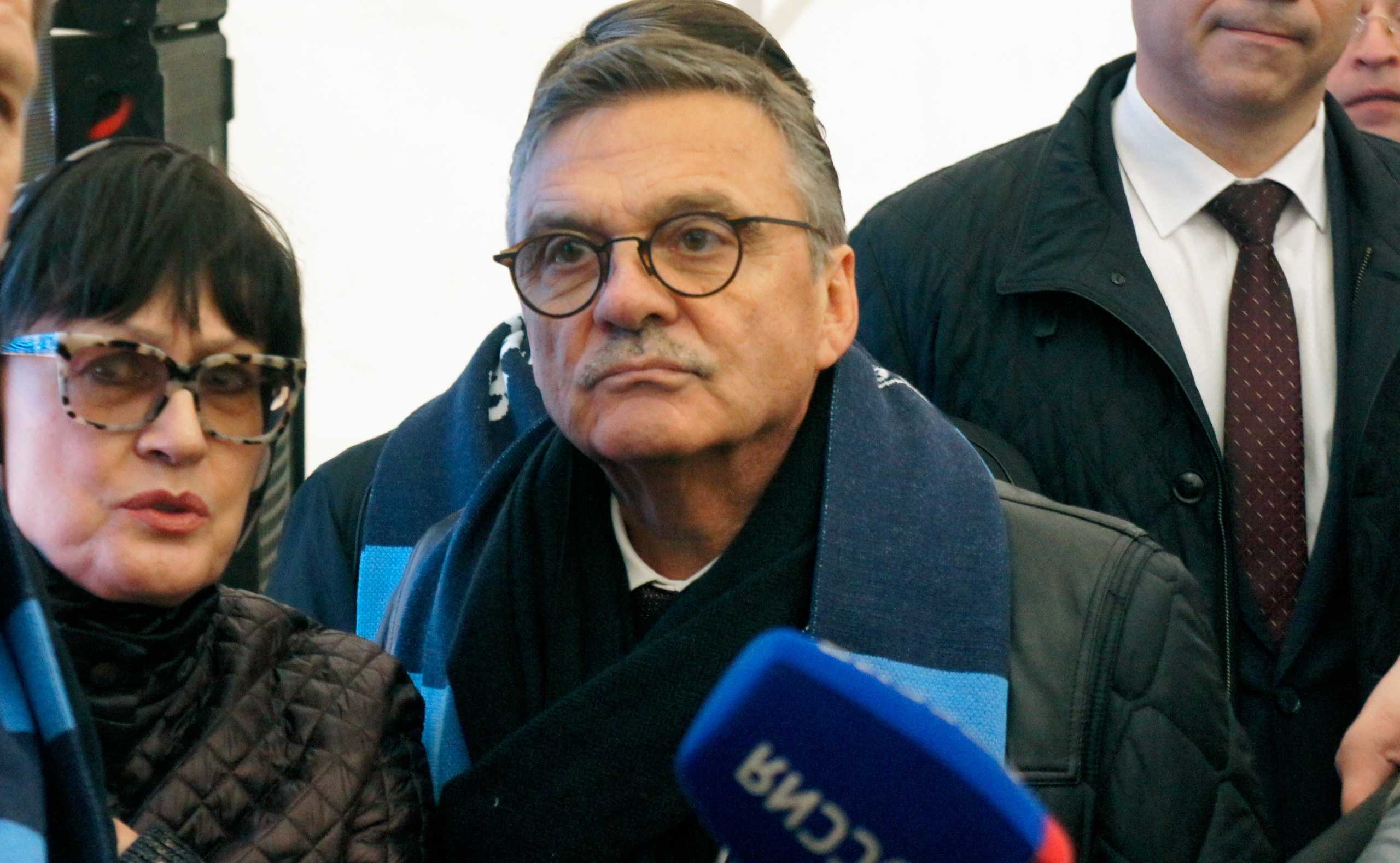 На фото: Президент IIHF (Международной федерации хоккея на льду) Рене Фазель. Фото автора