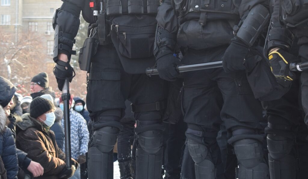 Протест в Новосибирске 31 января 8