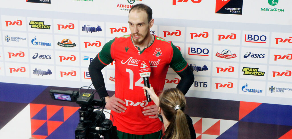Сербский доигровщик «Локомотива» Марко Ивович