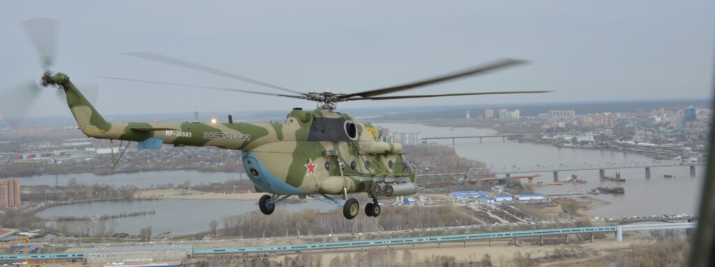 вертолет, Парад Победы