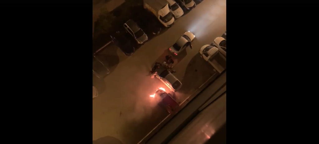 автомобиль, пожар
