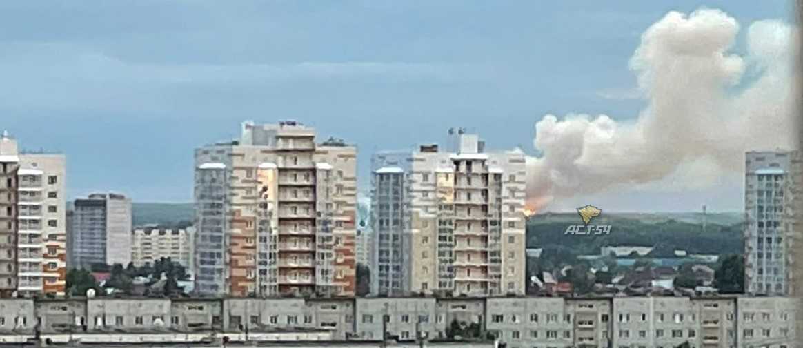 пожар, свалка