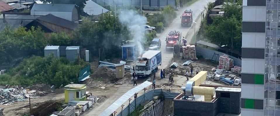 пожар, автомобиль, ГУ МЧС по НСО
