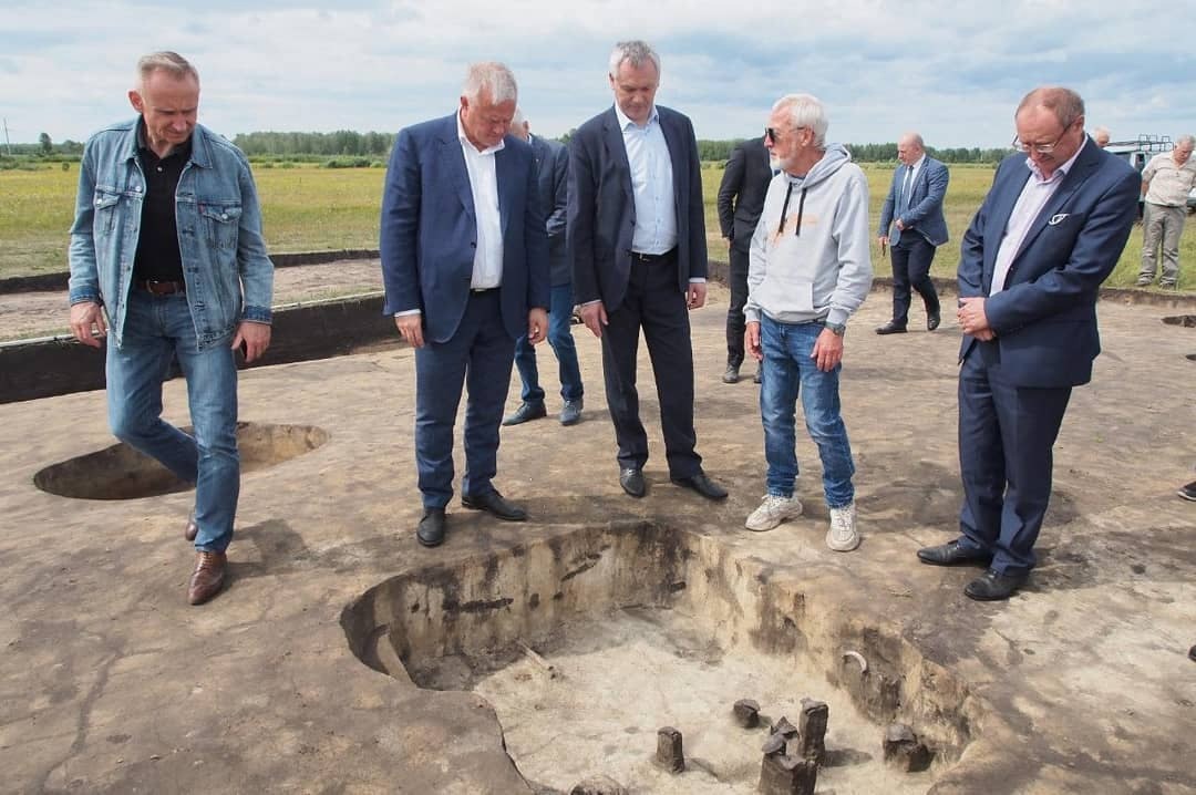 Травников на раскопках