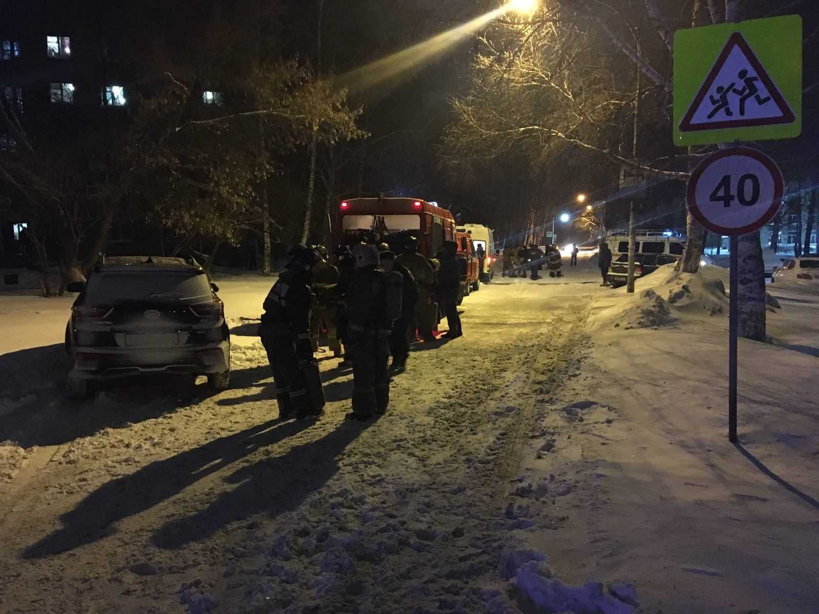 Пожар в общежитии