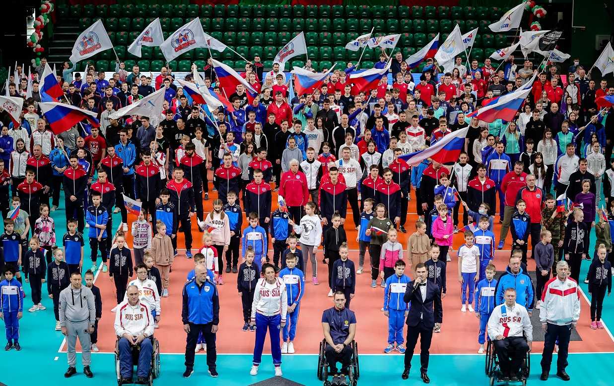 флешмоб в поддержу спортсменов в Новосибирске
