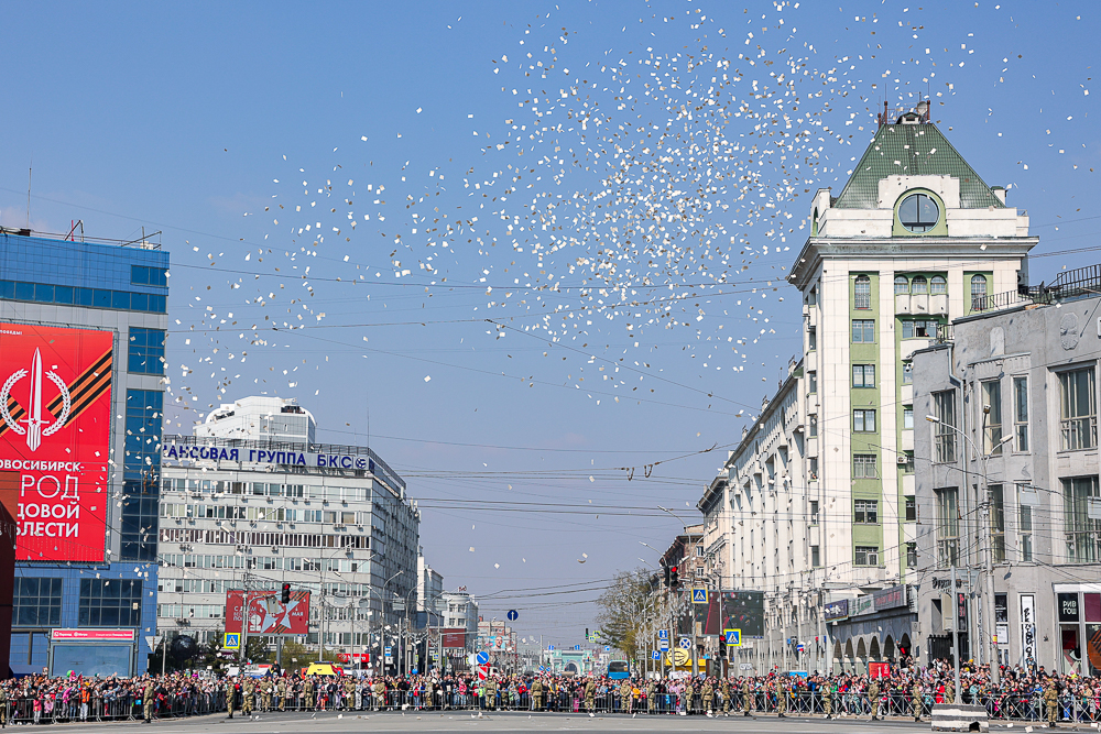 9 мая в Новосибирске фото