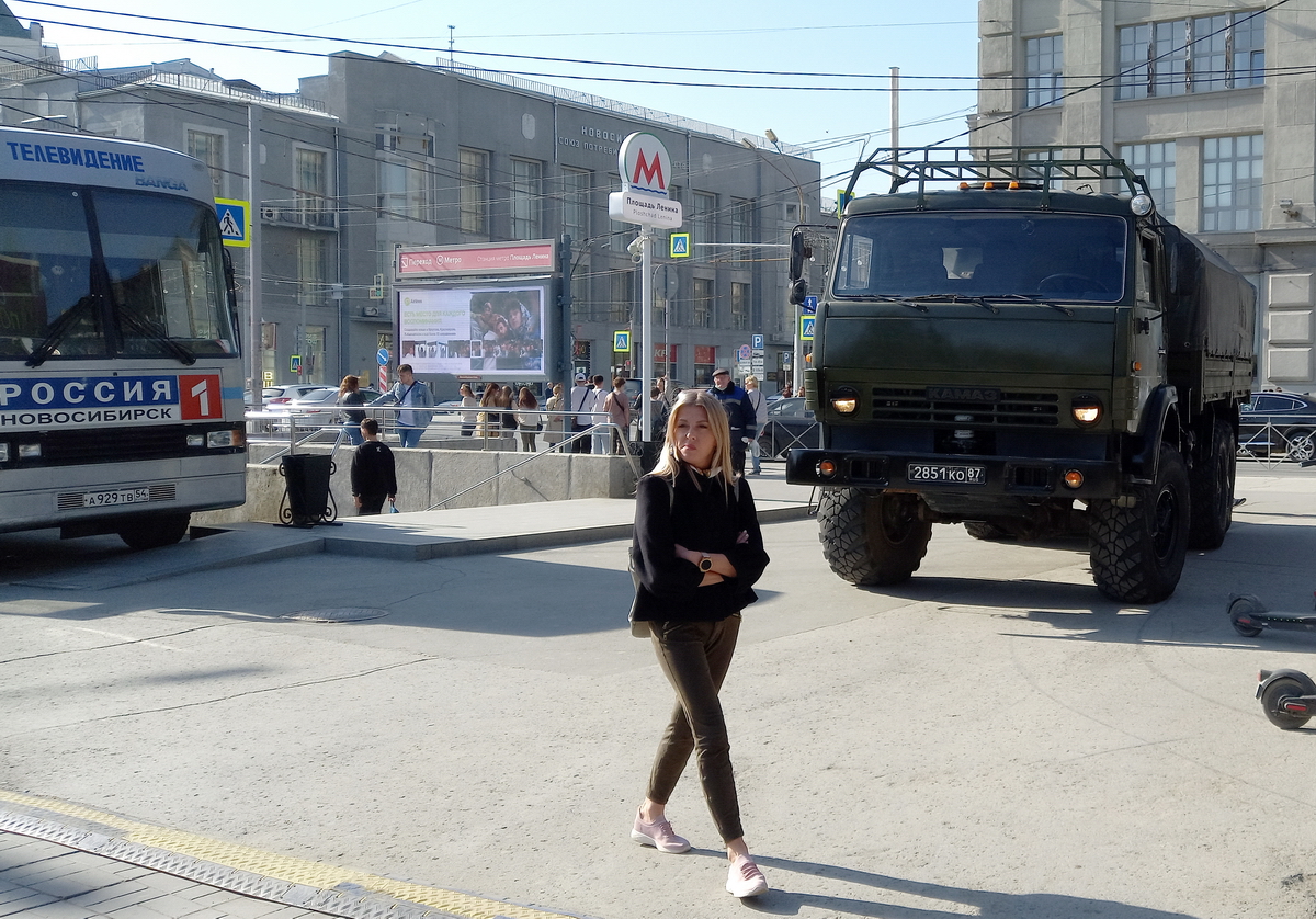 репетиция Парада Победы в Новосибирске