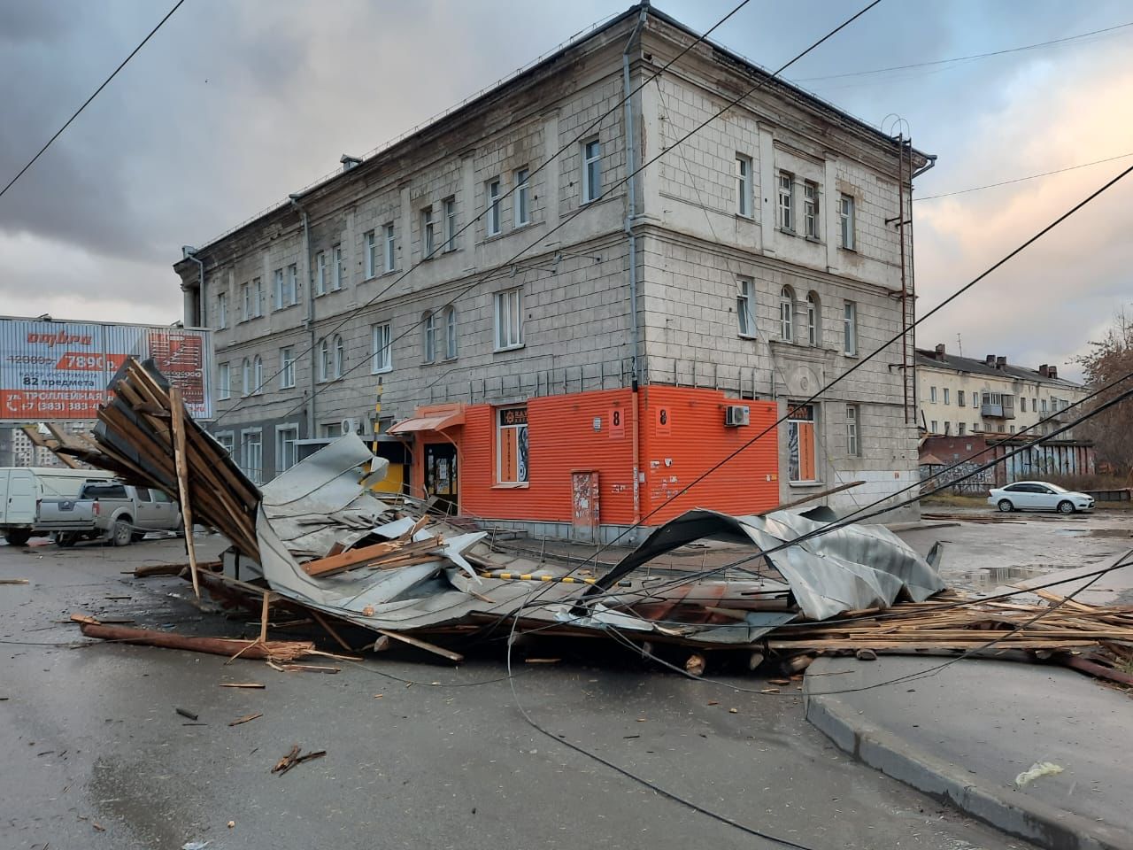срыв крыши