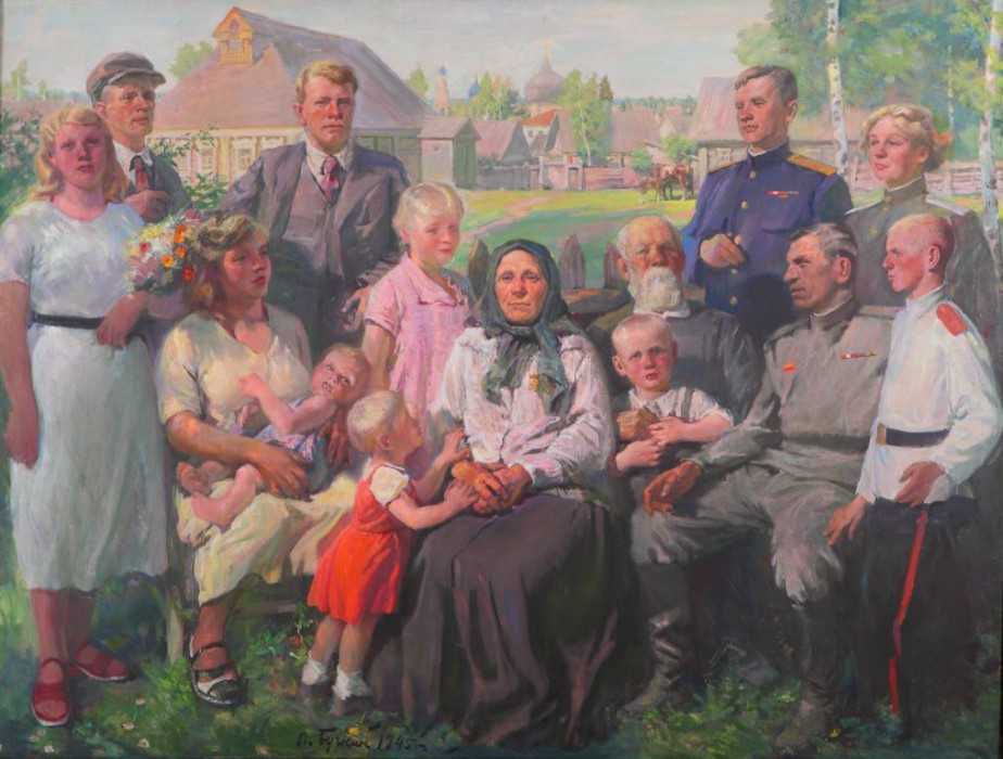 Пётр Бучкин "Мать-героиня", 1945