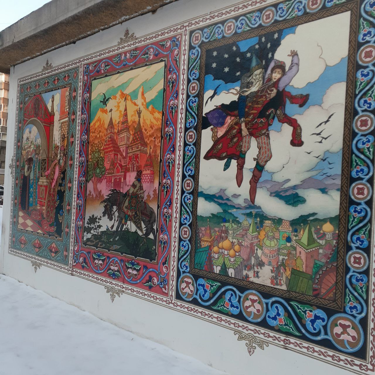 фреска на трансформаторе сказки