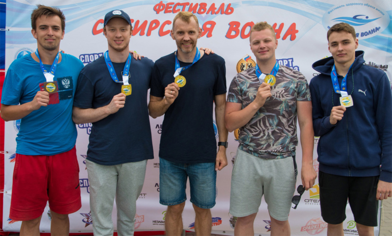 победители и призеры заплыва «Сибирская волна»