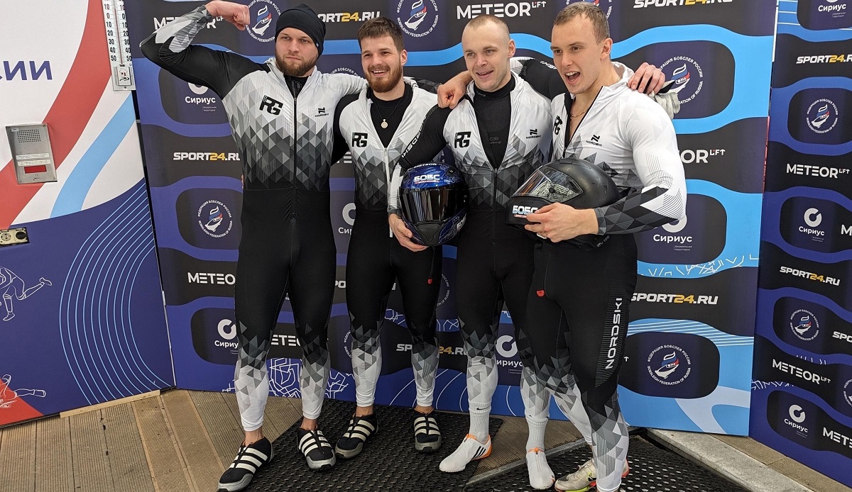 Михаил Мордасов и другие чемпионы России по бобслею