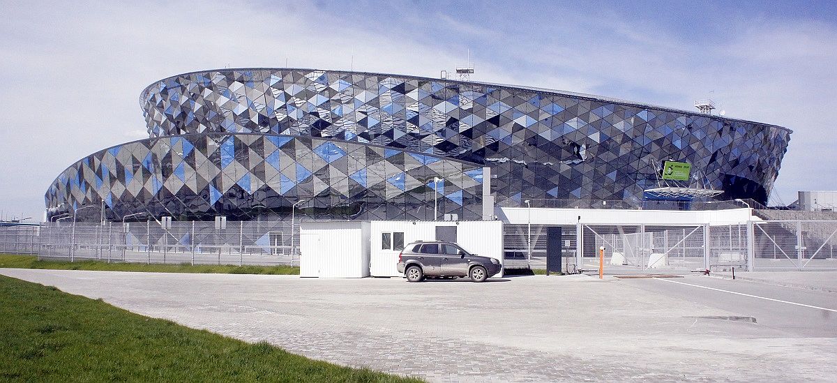хоккейная «Сибирь-Арена» в Новосибирске
