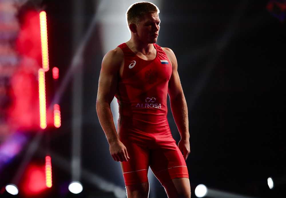 чемпион России по греко-римской борьбе Сергей Степанов.