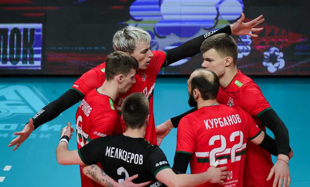радость игроков ВК «Локомотив»