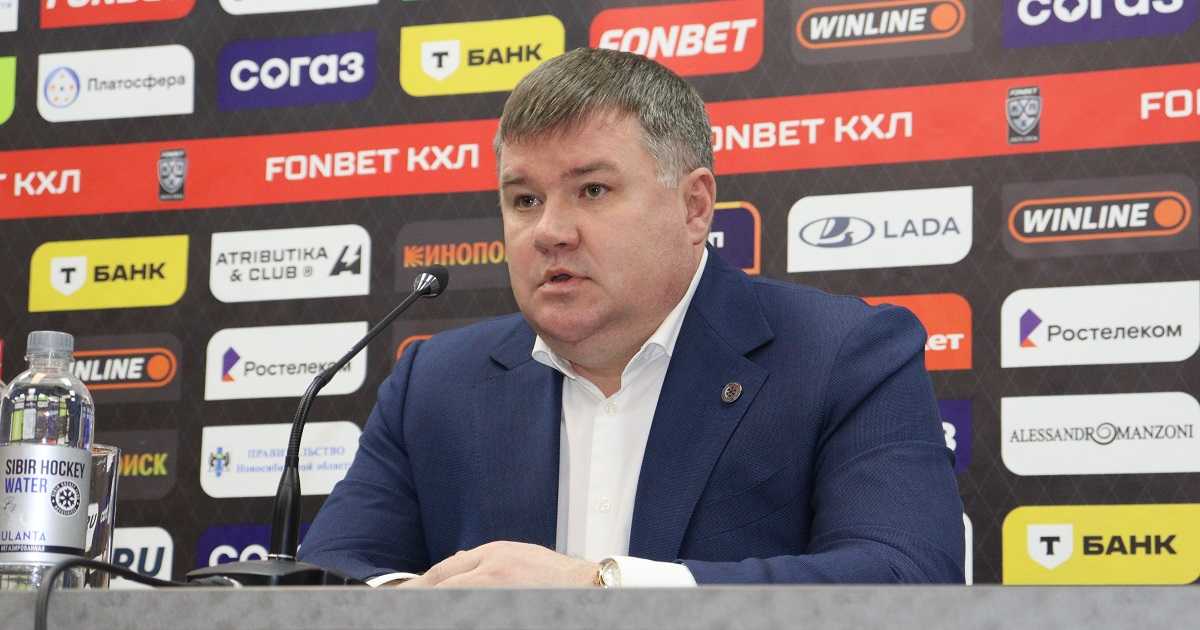 гендиректор ХК «Сибирь» Лев Крутохвостов