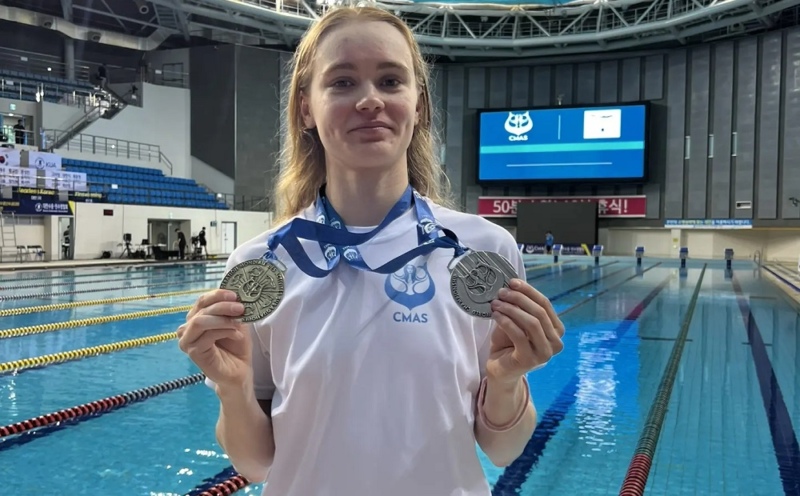 чемпионка мира по плаванию в ластах Елизавета Купрессова