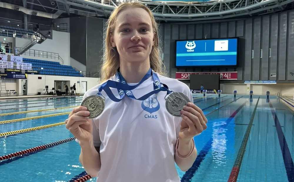 чемпионка мира по плаванию в ластах Елизавета Купрессова